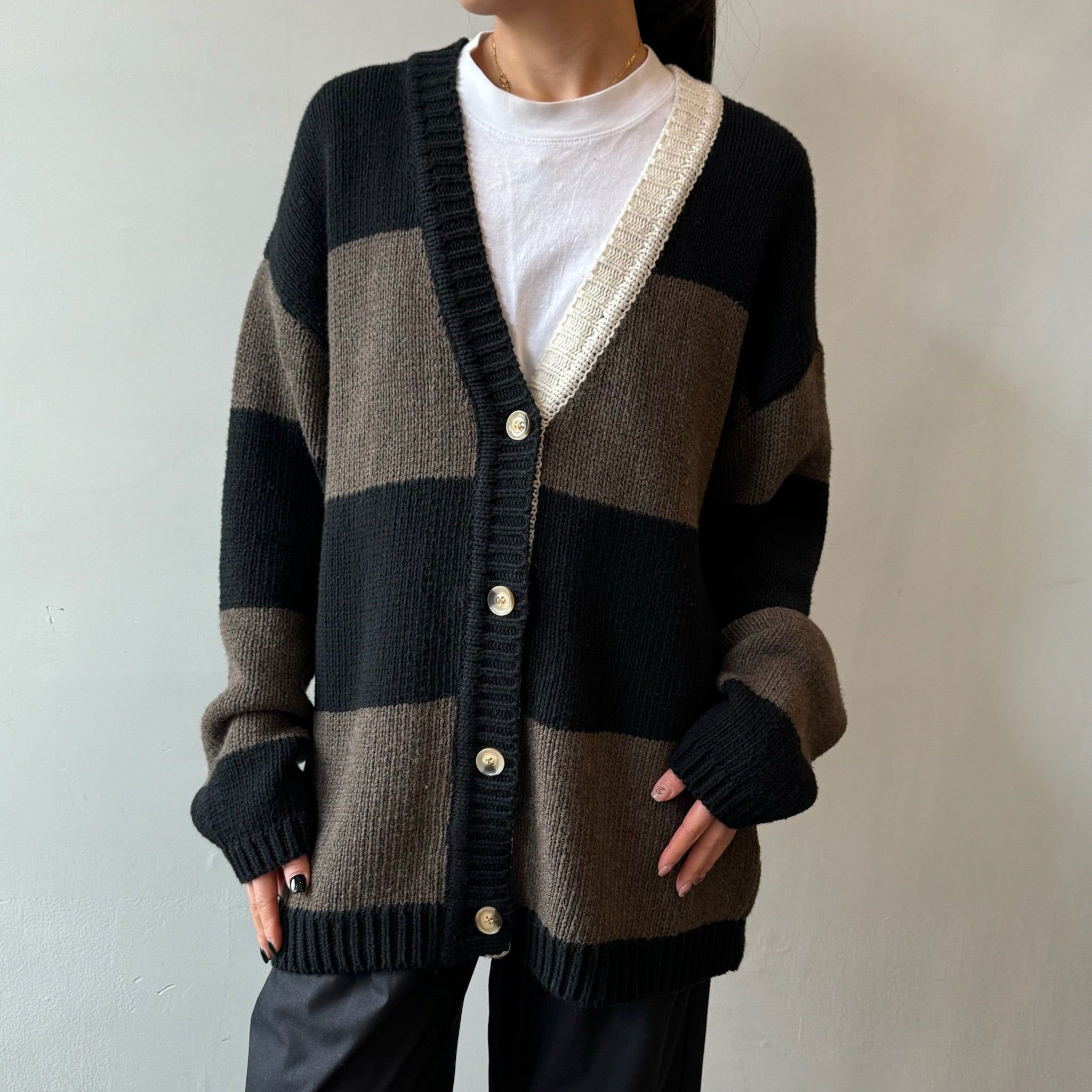 Franco Split Hem Cardigan - Sustainable Sweaters