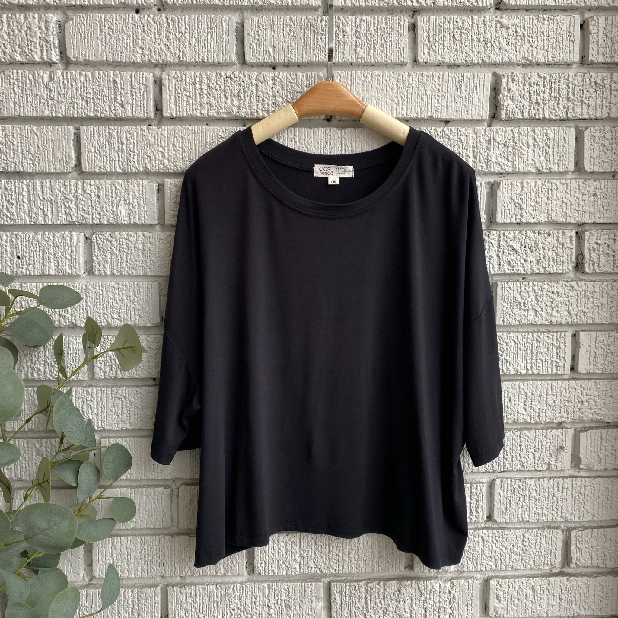 Bamboo Crew Neck Long Sleeve Top