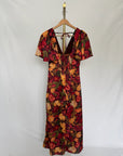 SANGRIA BLOOM Maxi Dress