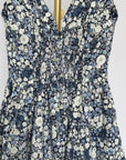 NAVY DAISY Mini Dress