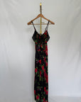 MIDNIGHT DAHLIA Maxi Dress