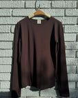 Bamboo Crew Neck Long Sleeve Top