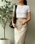 REMMIE Cargo Maxi Skirt