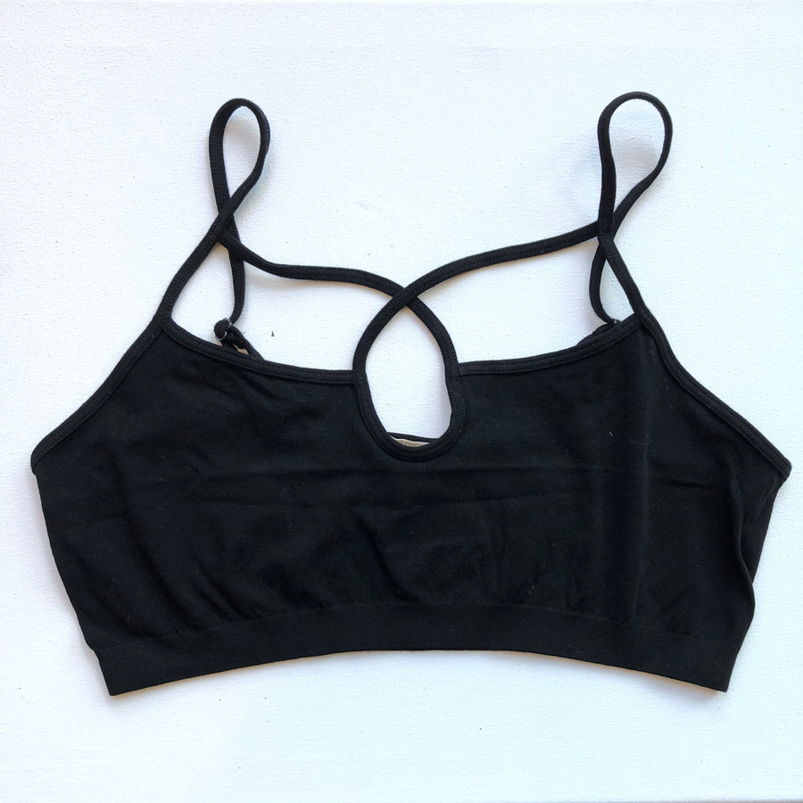 Bamboo Cross Front Bralette – Risqué Clothing